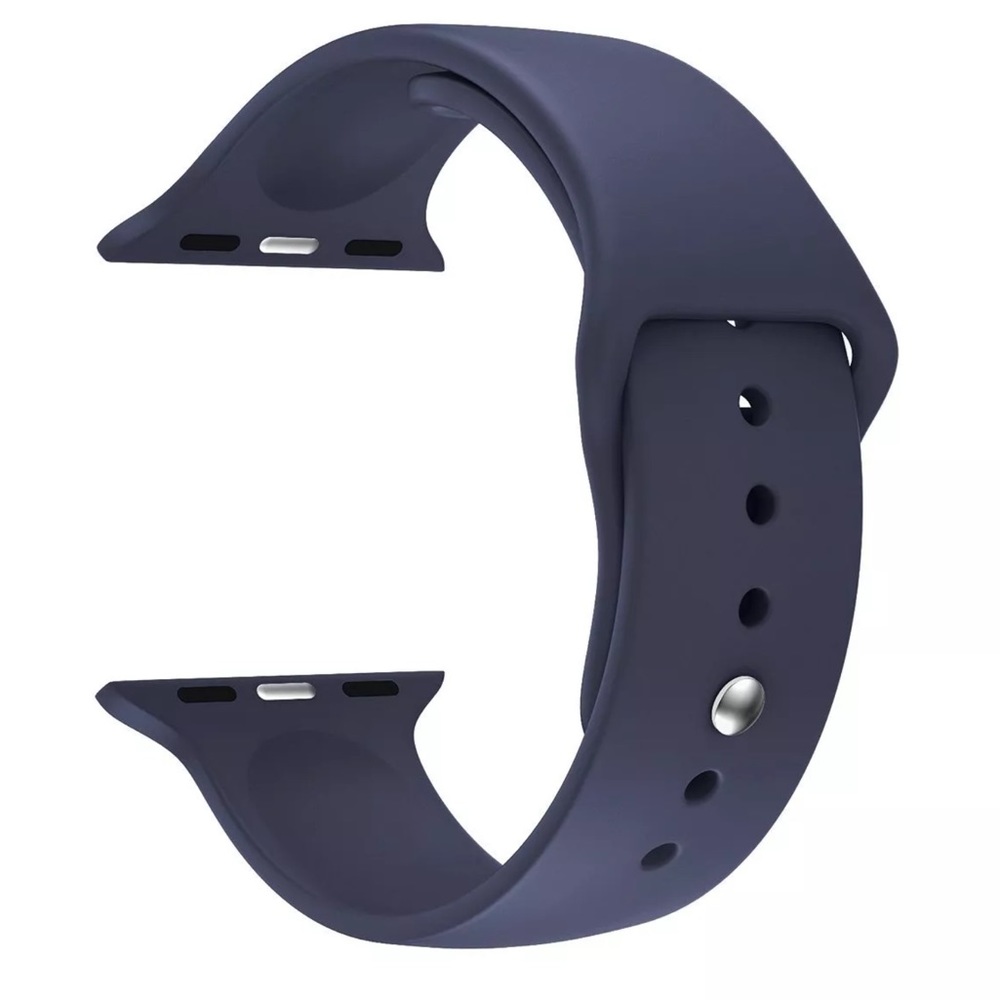 NWT 42mm Apple Watch Silicone Band M/L Blue